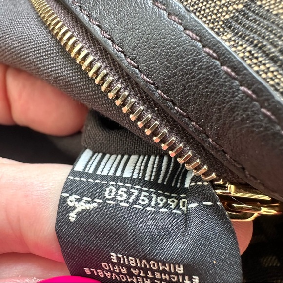 FENDI  Large Zucca Fluo Trim Baguette Bag  Authentic Retail 4500$ - Picture 7 of 12